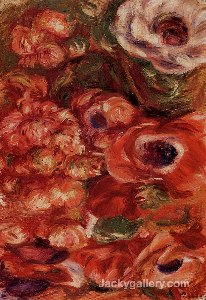 Anemonies by Pierre Auguste Renoir paintings reproduction